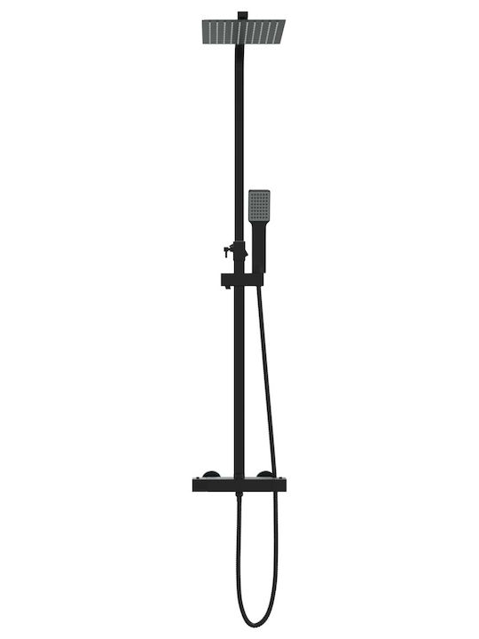 vidaXL Ρυθμιζόμενη Στήλη Ντουζ χωρίς Μπαταρία 150cm Χάλκινη