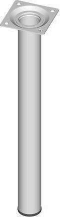 Metallic Furniture Leg Suitable for Table / Coffee Table 3x3x40cm White
