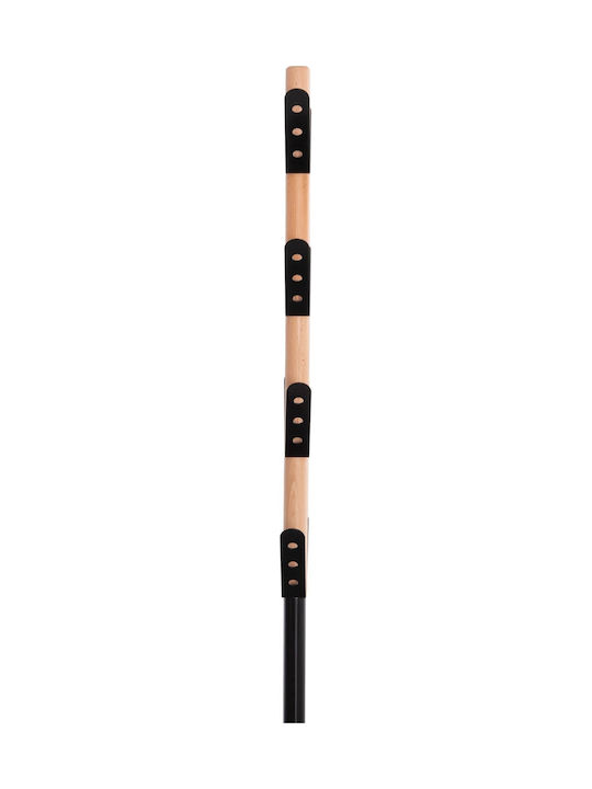 Freebox Cuiere de podea Lemn Negru 37.5x37.5x180cm