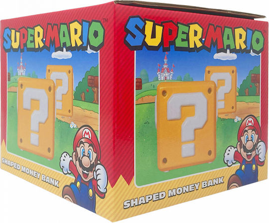 Super Mario - Question Mark Block - Shaped Money Bank 12.3cm