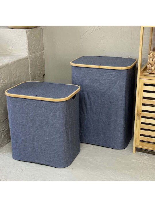 SteweHome Set Laundry Baskets Bamboo Multicolour