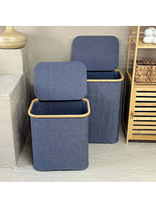 SteweHome Set Laundry Baskets Bamboo Multicolour