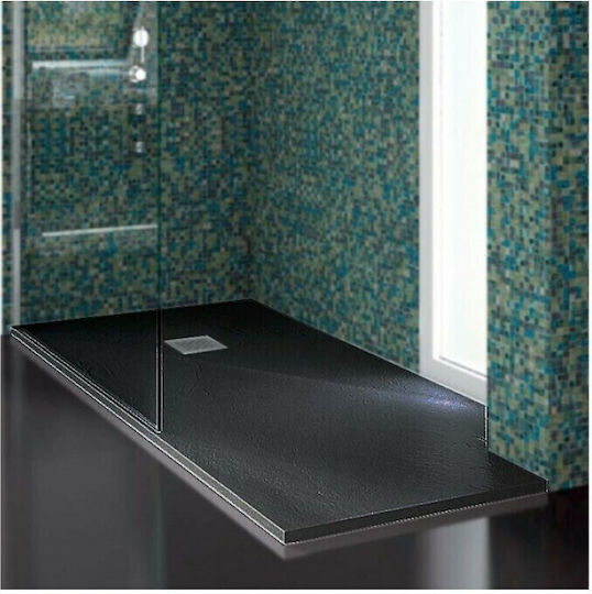 Karag Square Artificial Stone Shower Ardesia Pietra 90x90x2.5cm
