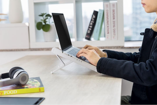 Brateck Stand de Susținere pentru Laptop până la 11" Argintiu