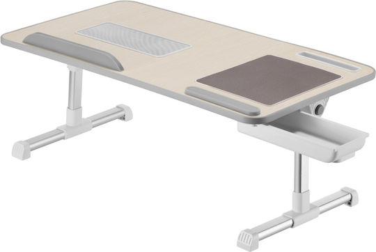 Brateck Stand for Laptop with 1 Fan White