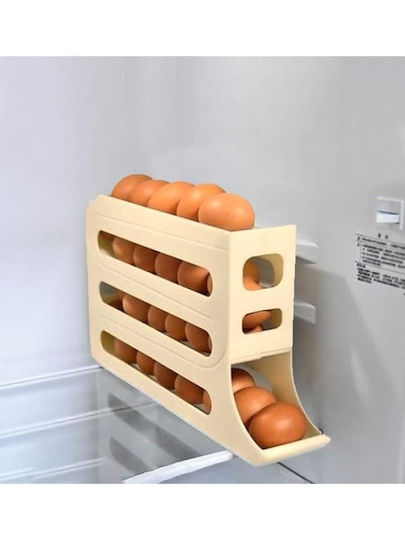 Rolling Fridge Egg Holder for 30 Eggs 35.9x30x19cm