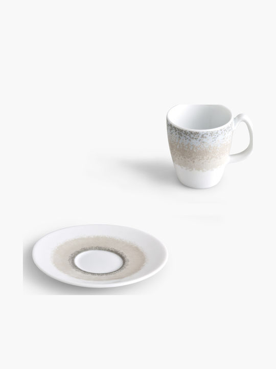 Ionia Ceașcă Cafea din Porțelan Maro 82ml