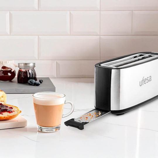 Ufesa Prăjitoare De Pâine 2 Sloturi 1400W Inox