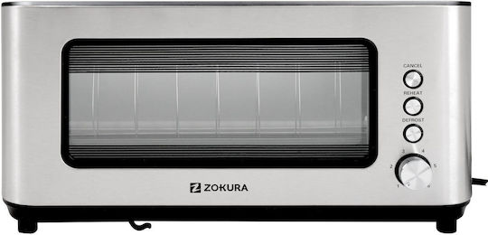 Zokura Prăjitor de pâine 2 sloturi 1200W Gri