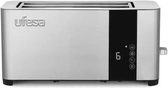 Ufesa Duo Delux 2r Short Prăjitor de pâine 2 sloturi 850W Inox