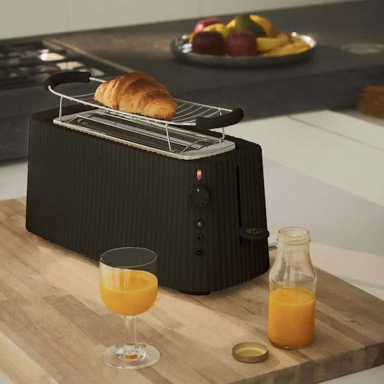 Alessi Plissé Toaster 2 Slots 1700W Black