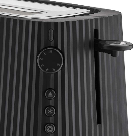 Alessi Plissé Toaster 2 Slots 1700W Black