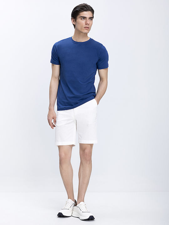 Unisex Baumwolle T-shirt Modern Fit Commander Dunkelblau
