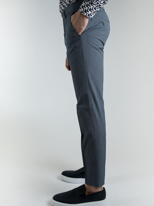 Pantalon Bărbați Slim Fit Albastru
