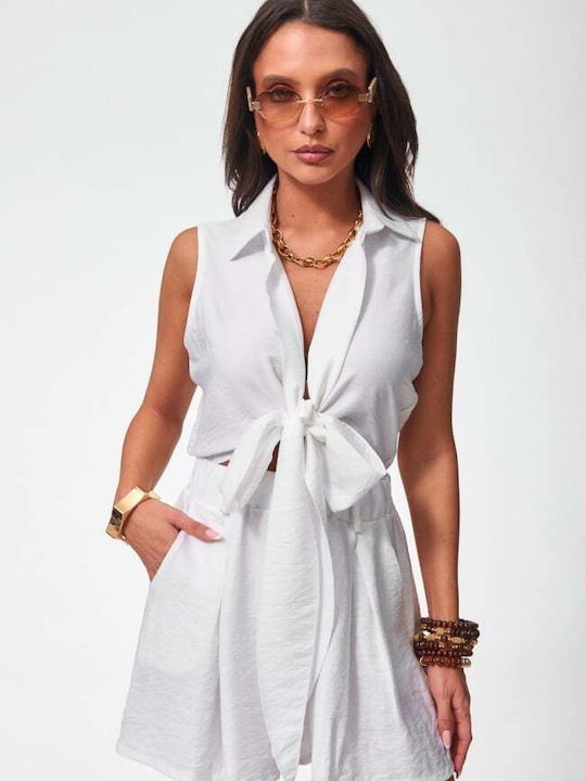 Women's Set with White Shorts