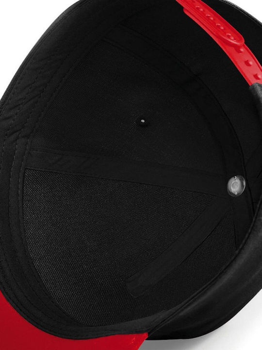 Pacman Waka Waka Waka Cap Flat Snapback Black Red 100% Cotton Unisex One Size