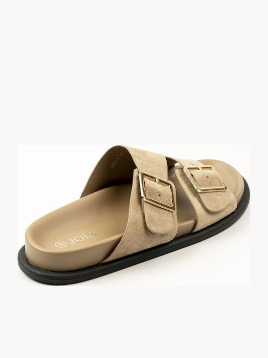 Women's Flat Sandals Beige