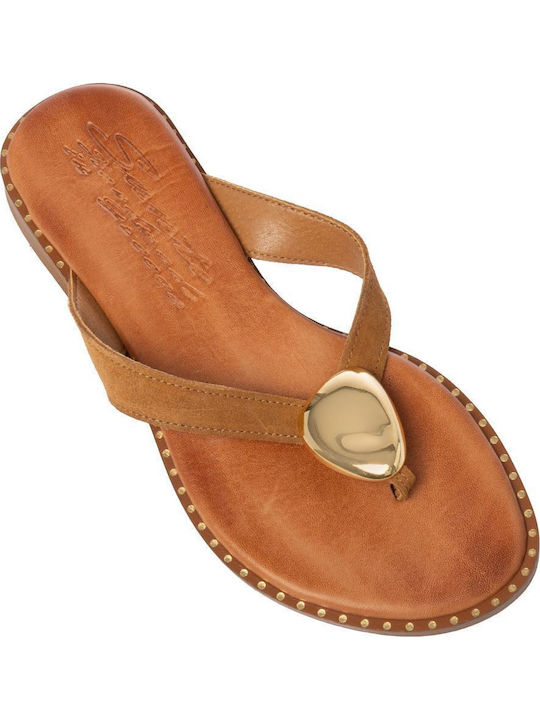 Leather Women's Sandals Tabac