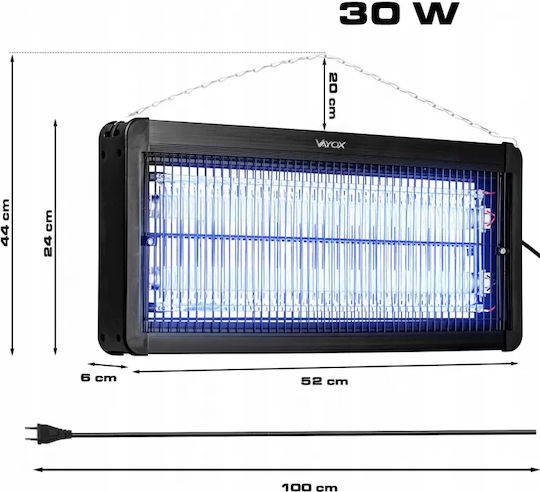 Vayox Înșelătorie electrică pentru insecte 30W 120m²
