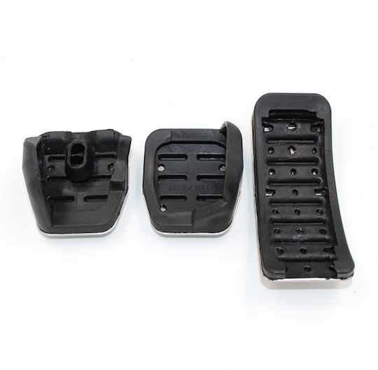 Best-Ka Комплект Автомобилни Педали за VW / Seat / Audi / Skoda Голф / Леон / A3 / TT / IS / A / Бора / Вариант / Буболечка / Толедо / Октавия Сив 4бр