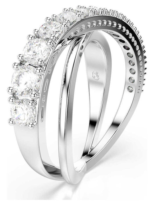Swarovski Swarovski Damenring mit Steinen Vergoldet