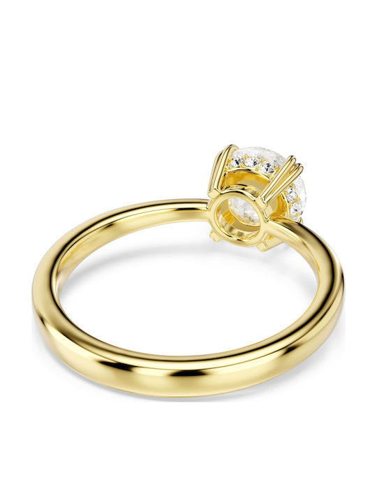 Swarovski Swarovski Damenring mit Steinen Vergoldet