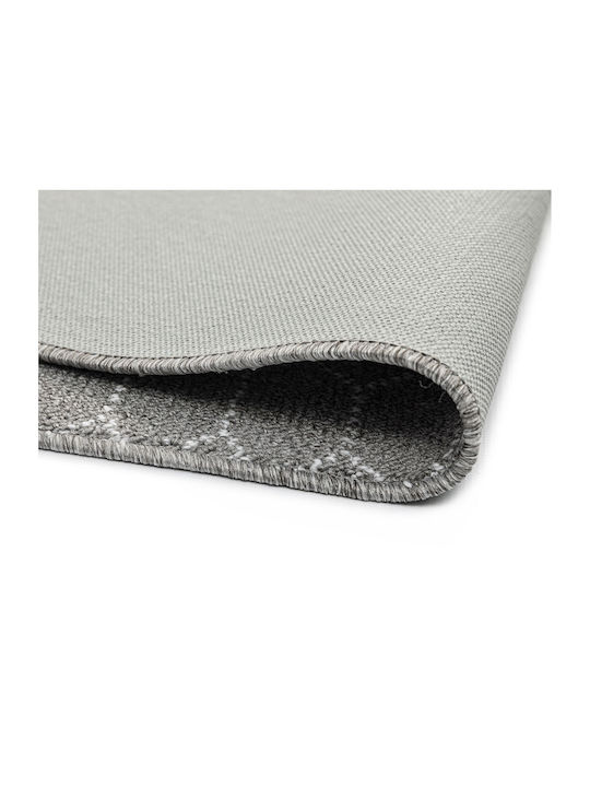 Nikotex Carpets Covoraș Antiderapant Coridor Bucătărie Belmont Gri-alb 67x200