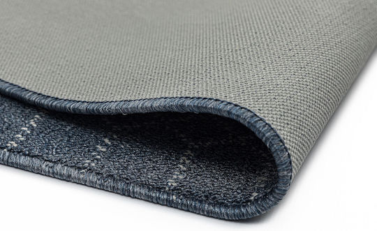 Nikotex Carpets Non-Slip Kitchen Runner Mat Belmont Blue-Ivory 80x150