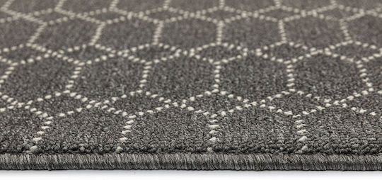 Nikotex Carpets Non-Slip Kitchen Runner Mat Belmont Grey-Sugar 80x150