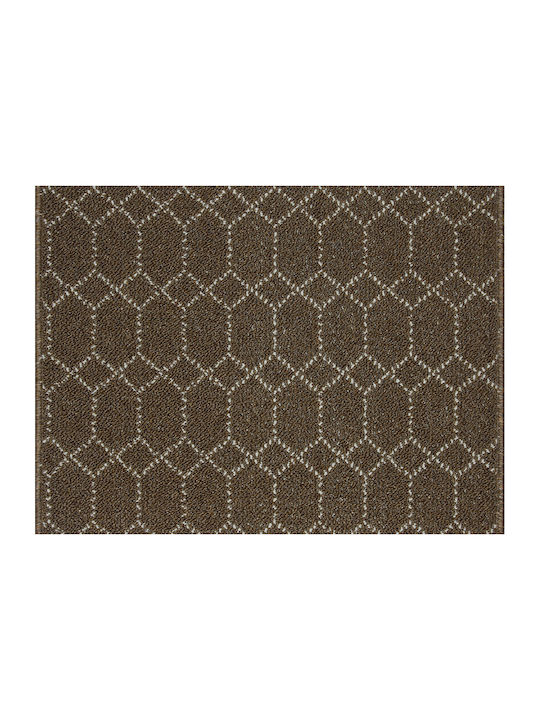 Nikotex Carpets Αντιολισθητικό Πατάκι Διάδρομος Κουζίνας Belmont Καστανό-ζαχαρί 80x150