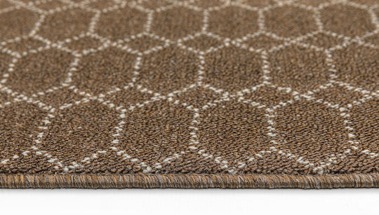 Nikotex Carpets Non-Slip Kitchen Runner Mat Belmont Brown-Beige 67x200