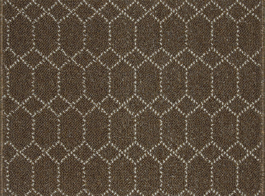 Nikotex Carpets Non-Slip Kitchen Runner Mat Belmont Brown-Beige 67x200