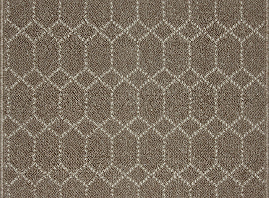 Nikotex Carpets Non-Slip Kitchen Runner Mat Belmont Mocha-Ivory 80x200