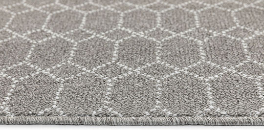 Nikotex Carpets Non-Slip Kitchen Runner Mat Belmont Grey-White 80x150