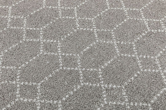 Nikotex Carpets Non-Slip Kitchen Runner Mat Belmont Grey-White 80x150