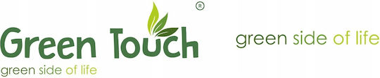 Green Touch Φλιτζάνι Tσαγιού Κεραμικό Μπλε