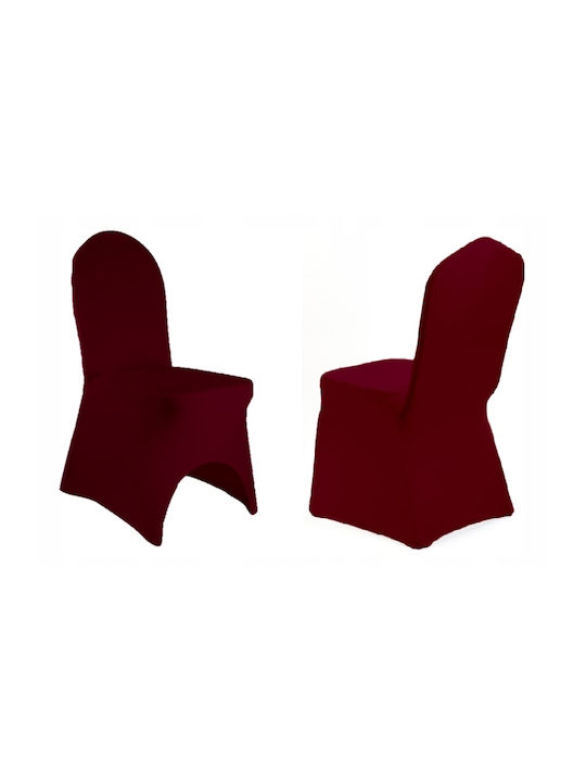 Meble odNowa Ελαστικό Κάλυμμα Καρέκλας Dark Red 100εκ.