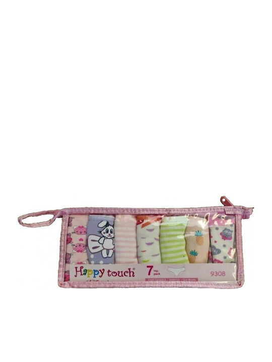 Happy Touch Set Lenjerie Pentru Copii Chiloți 7 Bucăți Multicolori