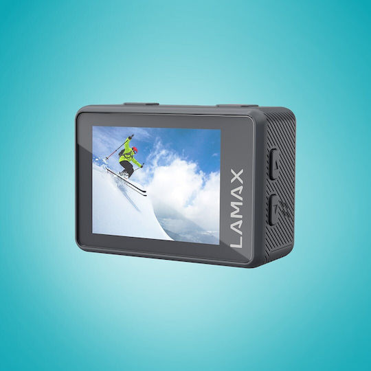 Lamax Екшън Камера X3.2 4K Ultra HD Подводна (с Калъф) с 2" Сензорен Екран и Wi-Fi Черна