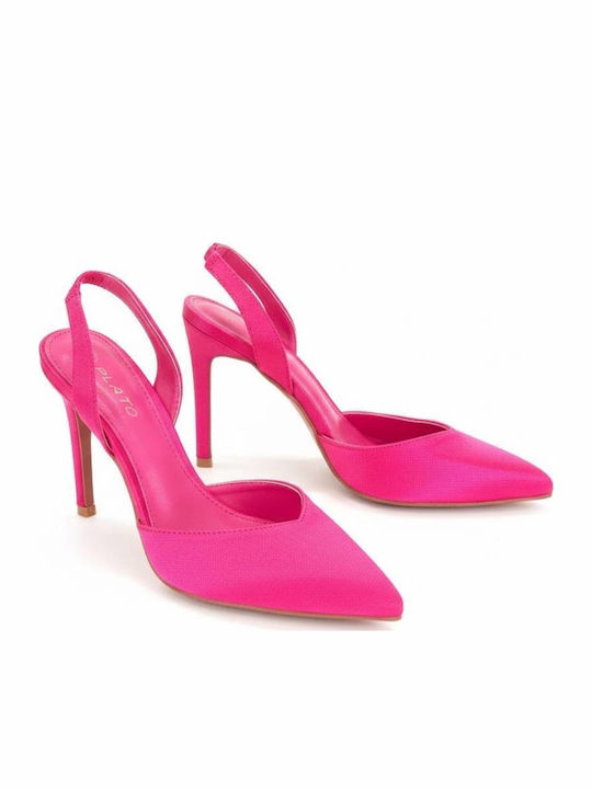 Heels With High Fuchsia Heel