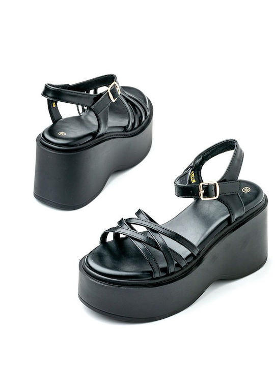 Women's Black Summer Platforms