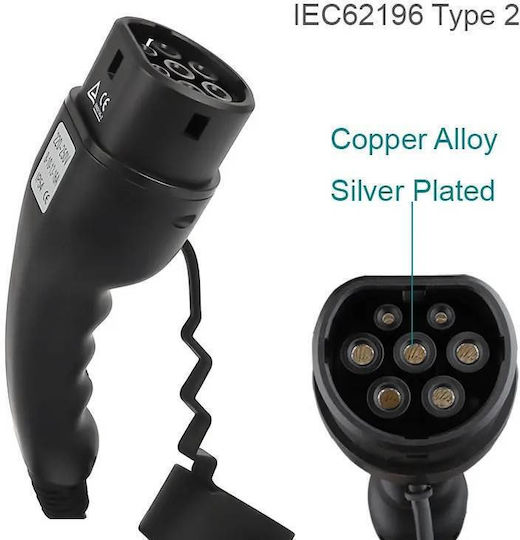 Andaiic Portable Three-Phase Charging Station 22kW with Built-in Type 2 Cable (CEE5EE3235Y)