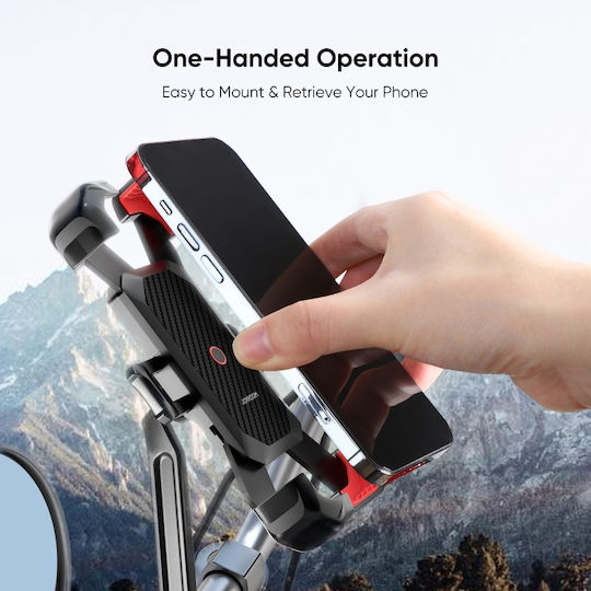 Joyroom Motorcycle Phone Mount with Adjustable Arm for Handlebar