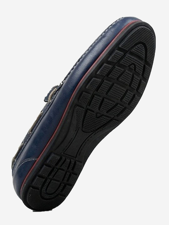 Herren Mokassins in Blauer Farbe AR236