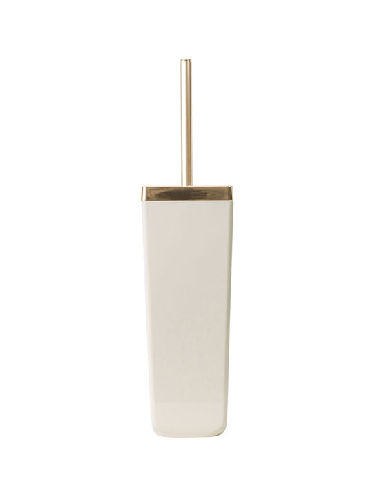 SteweHome Bathroom Accessory Set Plastic Beige 5 Pieces