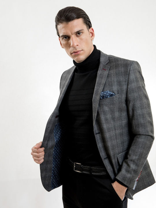 Winter Men’s Suit Jacket Grey