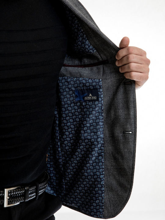 Winter Men’s Suit Jacket Grey