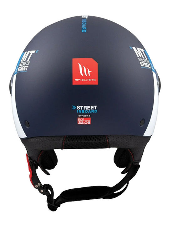 MT Street S Inboard Jet ECE 22.06 Inboard C7 Black/Blue/White Matt MT Street S Inboard Jet ECE 22.06 Inboard C7 Black/Blue/White Matt