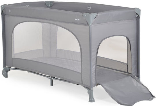 Moni Playpen 2 Levels with Mattress Grey 69x128cm