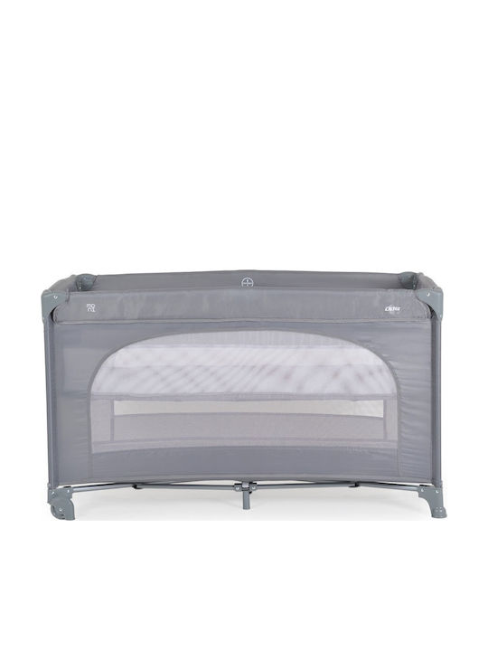 Moni Playpen 2 Levels with Mattress Grey 69x128cm
